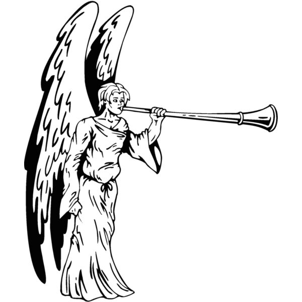 angel with horn  Thumbnail