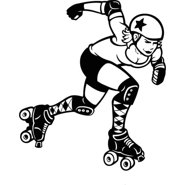 rollerderby01v4bw Thumbnail