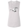 Ladies' Bella Flowy Scoop Muscle Tank Thumbnail