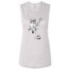 Ladies' Bella Flowy Scoop Muscle Tank Thumbnail