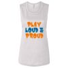 Ladies' Bella Flowy Scoop Muscle Tank Thumbnail